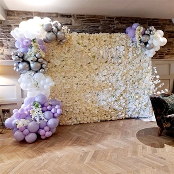 40x60 см, Шелковая стена из цветов Розы, Искусственные Цветы, Свадебный декор для стен, Фотосъемка, Фоны для парикмахерских, Цветок
