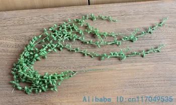 1 шт. искусственное пластиковое зеленое растение жемчужный хлорофитум подарок для домашнего свадебного украшения F43