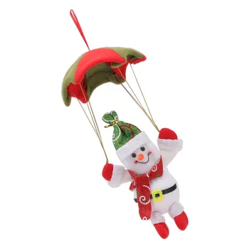 Рождественский парашют, подвеска в виде Снеговика, Рождественское Подвесное украшение для макета сцены супермаркета G