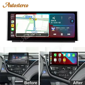 Для Toyota Camry 2019-2022 Carplay Android 11,0 6 + 128 Г Автомобильный GPS Навигация Мультимедийный Плеер Головное Устройство Магнитола Авто 4G