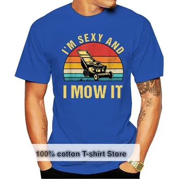 Я сексуальна, и я стригу это Для ландшафтных дизайнеров Винтажная черная футболка S-3Xl, индивидуальность, футболка на заказ