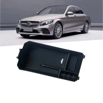Центральный Подлокотник Ящик Для Хранения Контейнера Держатель Лотка для Mercedes Benz C GLC Class W205 X253 2015 2016 2017 2018