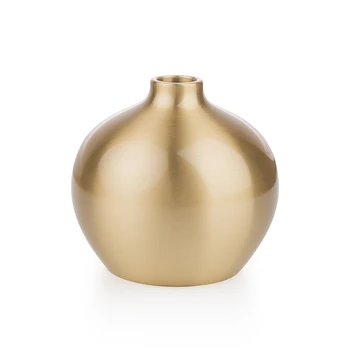 Золотая ваза медное ремесло фэн-шуй домашний декор ваза