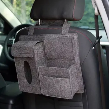 Автомобильная вешалка для хранения, автомобильный органайзер, многофункциональная подвесная сумка для хранения в автомобиле, сумка для спинки заднего сиденья для авто, вместительный чехол-контейнер