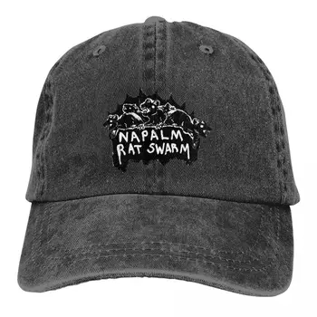 Однотонные папины шляпы Napalm Rat Swarm Женская шляпа с солнцезащитным козырьком Бейсболки Horror Tale Кепка с козырьком
