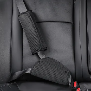 1 Комплект Чехол для автомобильного ремня безопасности, плечевой чехол для ремня безопасности, накладка для ремня безопасности, детский фиксатор, защита для безопасности детей в автомобиле