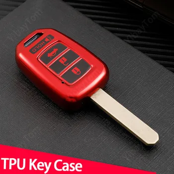 Новый красочный чехол для автомобильных ключей из ТПУ для Honda Accord 2016 2017 Civic 2016 2017 2018 2019 Аксессуары для защитной оболочки ключей