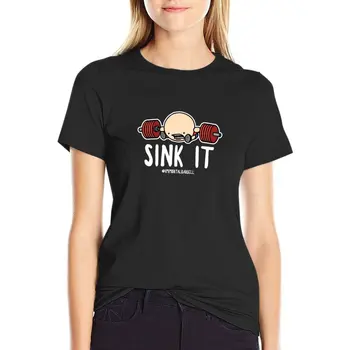 Футболки Sink It, футболки с графическим рисунком, летние топы, летняя одежда, укороченные футболки для женщин