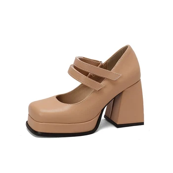 BLXQPYT Zapatos De Mujer / 2022 Женская Обувь; Туфли-лодочки; Повседневные Рабочие Вечерние Туфли На Высоком Каблуке И Платформе; Роскошные Дизайнерские Туфли в стиле 
