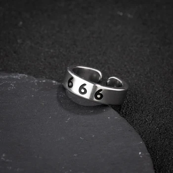 Простые римские кольца со счастливым числом из нержавеющей стали для женщин, сувениры для вечеринки по случаю Дня рождения, подарок для девочки, Регулируемое кольцо, ювелирные изделия