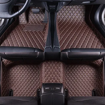 Изготовленные на заказ кожаные автомобильные коврики для Nissan March 2010-2018 Автоаксессуары Tapete Automotivo Para Carro Для укладки интерьера