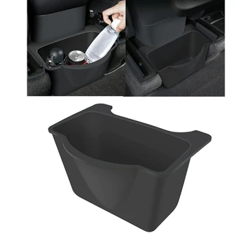 Для модели Y Противоскользящий лоток для хранения под сиденьем, стекающийся органайзер из АБС-пластика, контейнер для предметов интерьера автомобиля, откидной дизайн