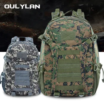 Мужская камуфляжная сумка, армейский походный военно-тактический рюкзак, мужской спорт на открытом воздухе, Охота, рюкзак 3P 20-35L