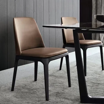 Модные Красивые обеденные стулья Черные Европейские Итальянские стулья для гостиной Современная мебель для вечеринок Para El Hogar Кухонная мебель