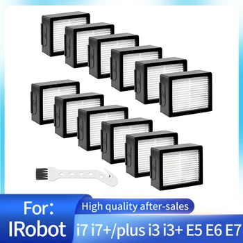 Замена HEPA-фильтров для iRobot Roomba Серий E, I, J i7 i7 +/plus i3 i3 + E5 E6 E7 i4 i6 i6 + i8 i8 + Запчасти Для роботов-Пылесосов