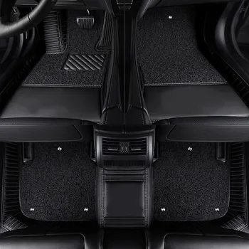Высокое качество! Специальные автомобильные коврики на заказ для Mitsubishi Outlander 2024 2023, 5 мест, водонепроницаемые прочные двухслойные ковры
