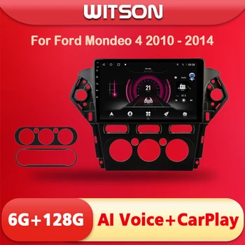WITSON AI VOICE Android 11 Стерео Мультимедиа GPS Навигация стерео для Ford Mondeo 4 2010 2011 2012 2013 2014