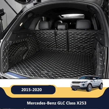 Для Mercedes-Benz GLC Class X253 2015 16 2017 2018 2019 2020 Высококачественный Полный Задний Багажник Грузовой Коврик Лоток Вкладыш Протектор Подкладки