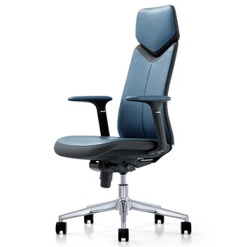 Популярное компьютерное кресло с ножками из алюминиевого сплава, эргономичное кресло, удобное электрическое гоночное кресло, офисное кресло из кожи,