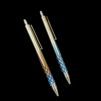 Тактическая ручка для выживания EDC из титанового сплава с ручками для письма, многофункциональные портативные инструменты, канцелярские принадлежности, ручка