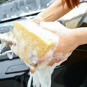 Мягкая Отличная Легкая в уходе краска Легкая губка для мытья автомобиля многоразового использования для автомобиля