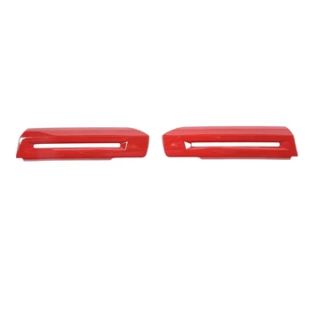 Внутренняя Отделка дверной ручки, Наклейки, Аксессуары для украшения Ford Mustang 2015-2021, ABS Красный