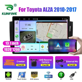 13,1-дюймовый автомобильный радиоприемник для Toyota ALZA 2010 2011-2017 Автомобильный DVD GPS навигация стерео Carplay 2 Din Центральный мультимедийный Android Auto