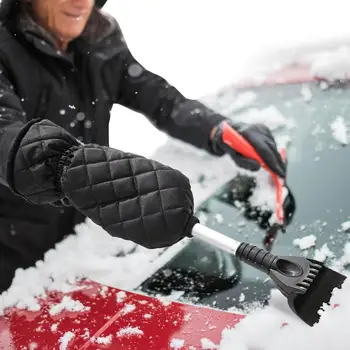 Набор для уборки снега автомобильной лопатой Многофункциональная портативная лопата с прочным алюминиевым лезвием Легкий портативный Универсальный Масштабируемый