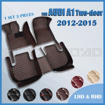 Автомобильные коврики для AUDI A1 (Две двери) 2012 2013 2014 2015 Пользовательские автоматические накладки для ног автомобильный ковер