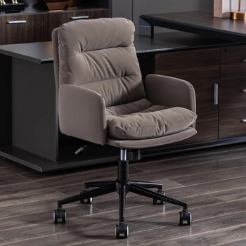 Nordic Light Роскошные стулья для домашнего офиса с подъемником, кресло с поворотной спинкой, мебель для кабинета, простое удобное компьютерное кресло для отдыха