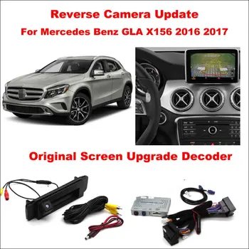 Для Mercedes Benz GLA-Class X156 2015-2020 Автомобильная Камера Заднего Вида Передняя Камера Оригинальный Экран Заднего Вида Цифровой Декодер