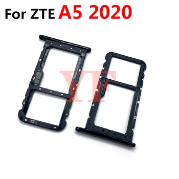 Для ZTE A5 A7 A7S 2019 A5 2020 A51 A71 V2020 Слот для sim-карты, держатель лотка, разъем для чтения sim-карт, запасные части
