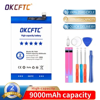OKCFTC Аккумулятор 9000mAh BL 7000 Для смартфона Doogee BL7000 В наличии Высокое Качество + номер для отслеживания