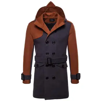 Куртка Assassin, мужское зимнее пальто из толстой шерсти с длинным рукавом для косплея