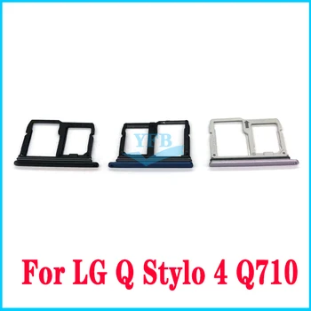 Для LG Q Stylo 4 Q710 Stylo 5 Q720 Stylo 6 Q730 Держатель Лотка Для SIM-карты Слот Адаптера Запасная Часть