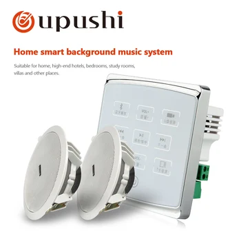 Звуковая Система Oupushi Smart Home Bluetooth Встроенный Настенный Усилитель 2*25 Вт Стерео Цифровой Мини-УСИЛИТЕЛЬ С 6,5 