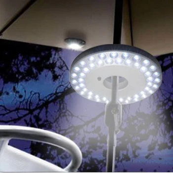 Наружный фонарь для кемпинга 48 Светодиодных столбов, Зонт, Портативное аварийное освещение на батарейках, палатки для пляжа, сада, патио