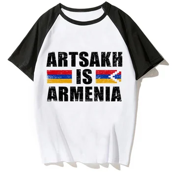 армения футболка женская Y2K harajuku графическая футболка женская 2000-е y2k графическая одежда