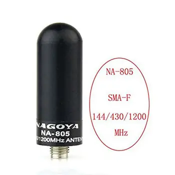 Подлинная 100% Оригинальная Двухдиапазонная короткая Антенна NAGOYA NA-805 SMA с высоким коэффициентом усиления Для портативной рации Kenwood Baofeng GT-3 uv-5r