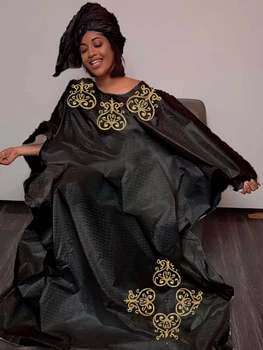 Носимый в течение четырех сезонов халат Bazin Riche Brode Традиционное платье Африканское платье платье для выпускного вечера Свадебное платье для женщин
