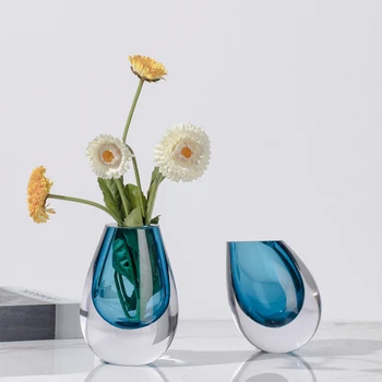 Современная роскошная стеклянная ваза для дома, модный обеденный стол в гостиной, журнальный столик, флакон для ароматерапии high sense.