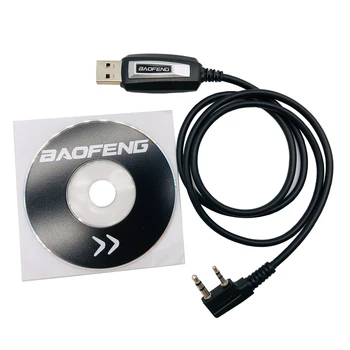 Оригинальный Портативный USB-кабель Для программирования Baofeng С Компакт-диском С Программным обеспечением Для Двусторонней Радиосвязи Walkie Talkie UV-5R BF888S UV-82 UV-3R +
