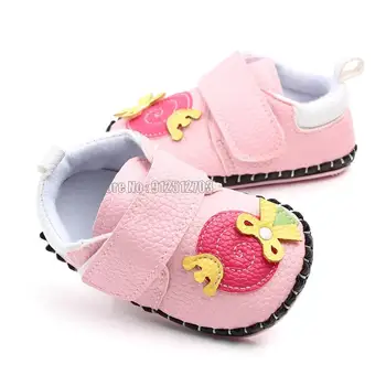 Всесезонная детская обувь из искусственной кожи Sweet Candy, весенняя обувь с милым мультяшным рисунком, нескользящая резиновая подошва для малышей, детская обувь для малышей