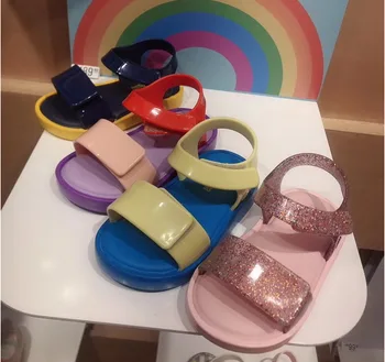 2023 Летние новые оригинальные мини-сандалии Melissa Рекламные детские сандалии для мальчиков и девочек