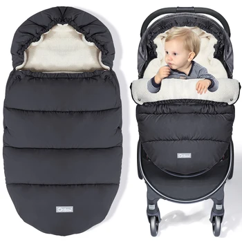 Orzbow Детский спальный мешок Зимний детский конверт для коляски Теплый спальный мешок Детский Водонепроницаемый спальный мешок для новорожденных
