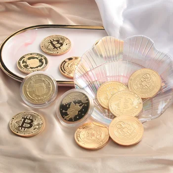 Памятная монета с золотым покрытием 