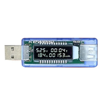 Тестер USB-зарядного устройства, измеритель напряжения, тока, Вольтметр, амперметр, тестер емкости аккумулятора, детектор мобильных устройств.