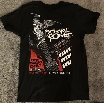 Футболка My Chemical Romance, футболка Black Dragon Nyc Band, футболка для тура всех размеров, повседневные мужские футболки