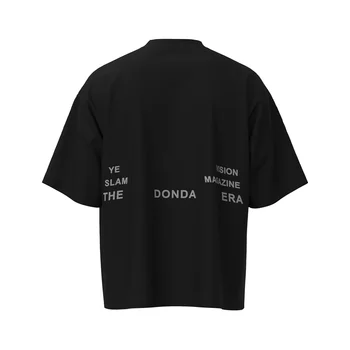 Новый стиль, футболка West Donda Doves с коротким рукавом, Мужская Женская футболка со светоотражающим логотипом, Топы, футболки Оптом