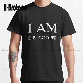 Классическая футболка I Am Db Cooper, спортивные рубашки для женщин, высококачественные Милые Элегантные Милые хлопковые футболки с рисунком Каваи